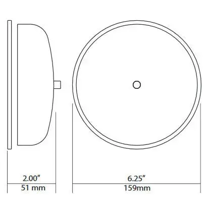 Spore Doorchime - 6" BIG RING Real Bell Chime - White - Image 9