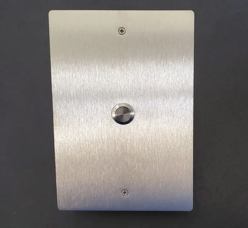 Stainless Steel Giant Doorbell 6.5" x 4.5"