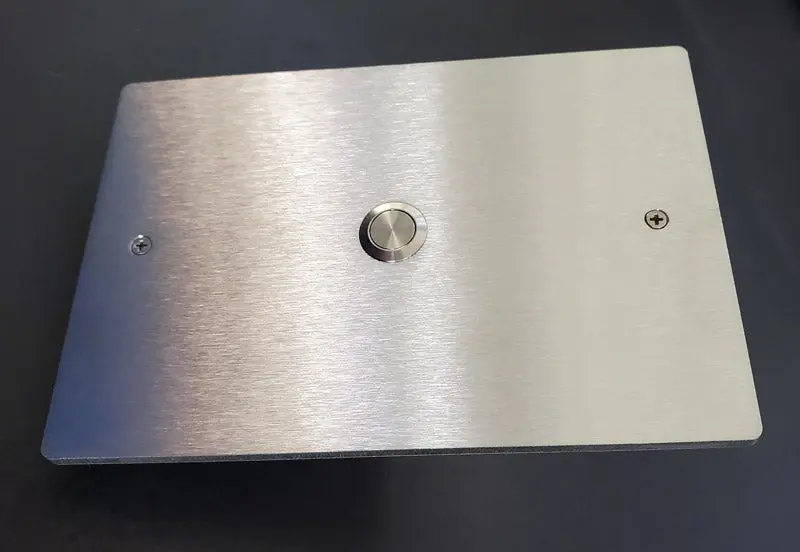 Stainless Steel Giant Doorbell 6.5" x 4.5" - Image 3