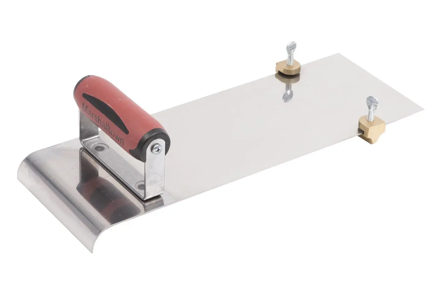 Stainless Steel Hand Edger w/ Adjustable Groover - 1/2" Edger Radius - 1" Bit Depth