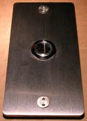 Stainless Steel Rectangle Doorbell - Image 3