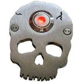 Stainless Steel Skull Doorbell - Image 2