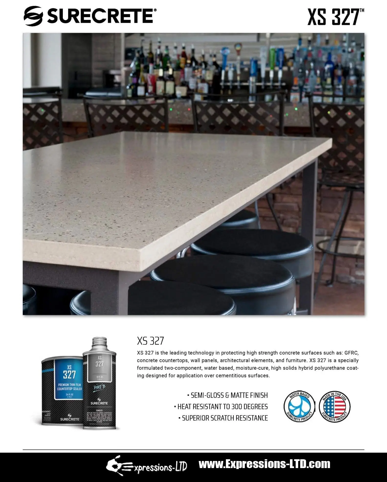 Best Concrete Countertop Sealer - XS-327 - Image 7