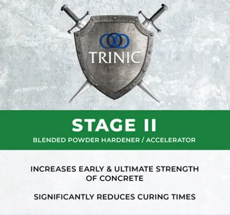 Trinic Stage II Powder Hardener Accelerator for GFRC and Concrete