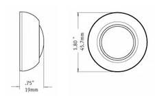 Spore Doorbells - TRUE LED Doorbell - Aluminum Finish - Image 11