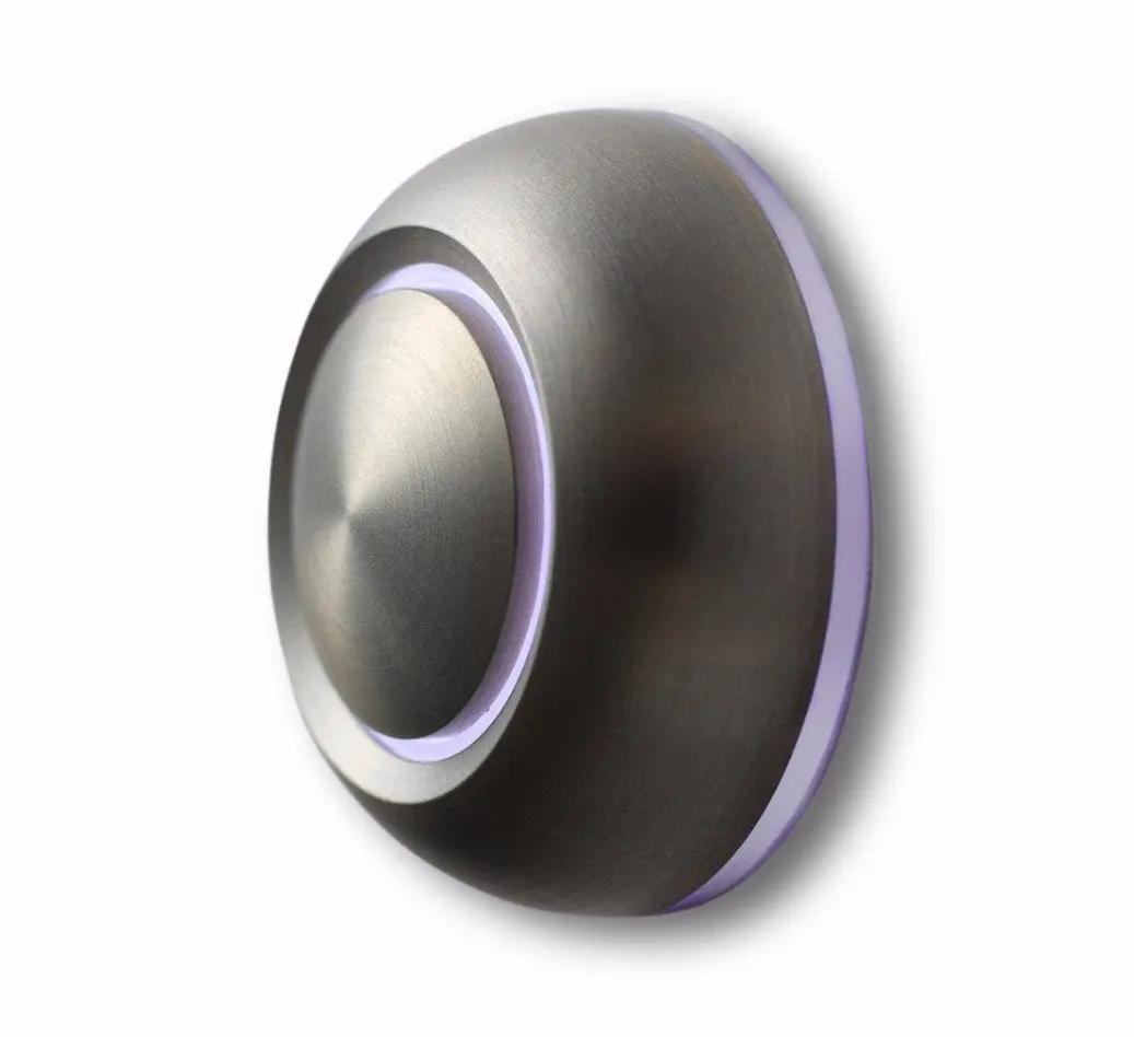 Spore Doorbells - TRUE LED Doorbell - Aluminum Finish - Image 3