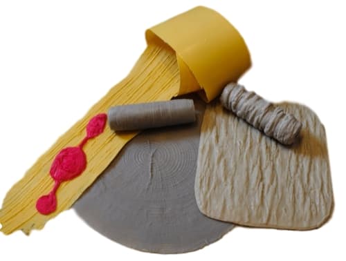 Vertical and Carving Concrete - Woodworking Tree Bark and Log Kit