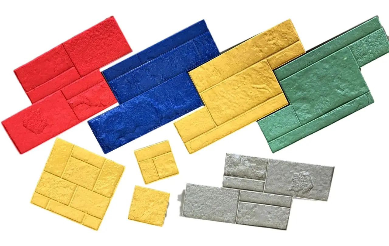 Vertical Concrete Stamp - Limestone Ashler