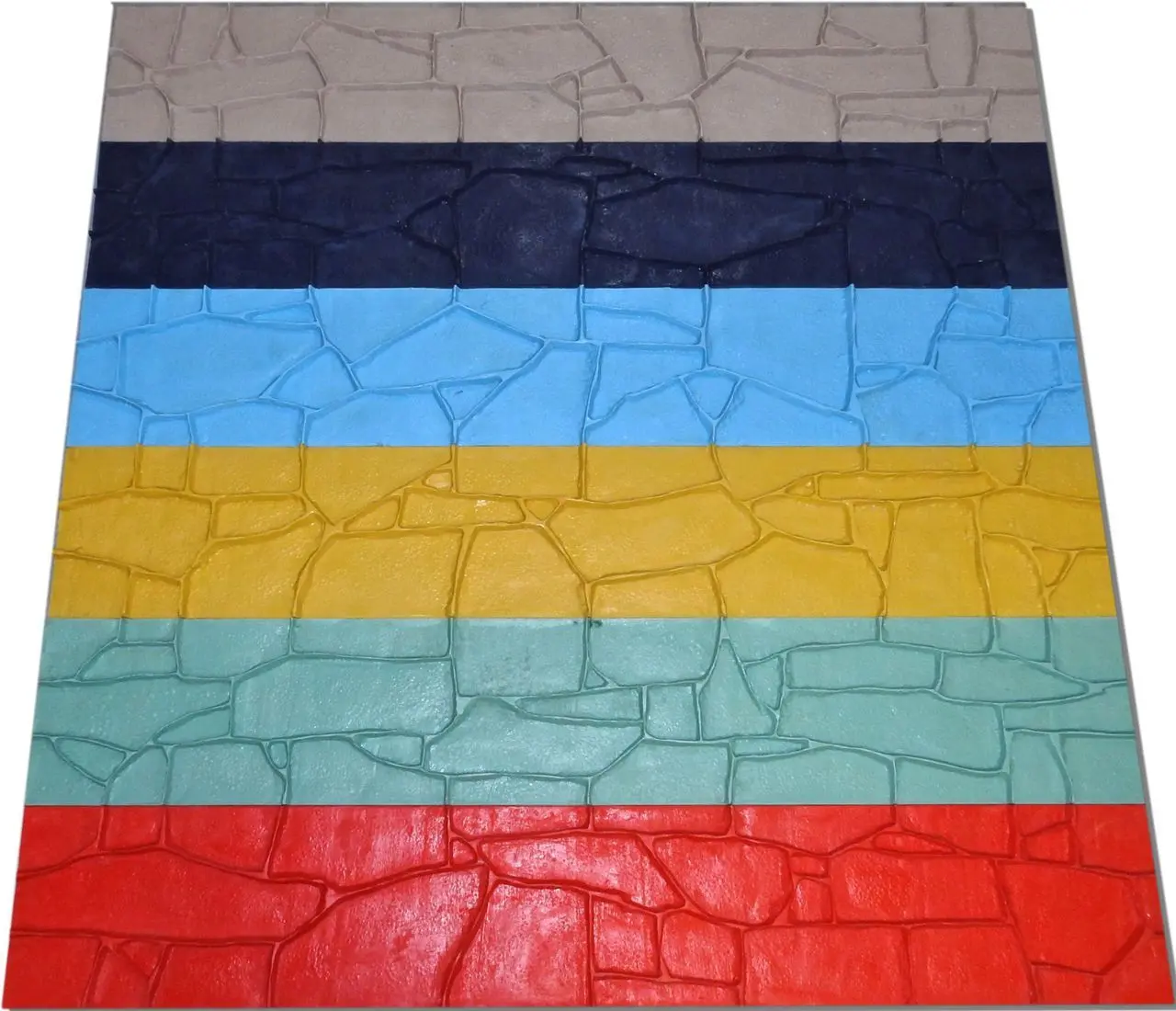 Vertical Concrete Stamp - Stone Matrix (6 Piece Stamp Set) - Image 9