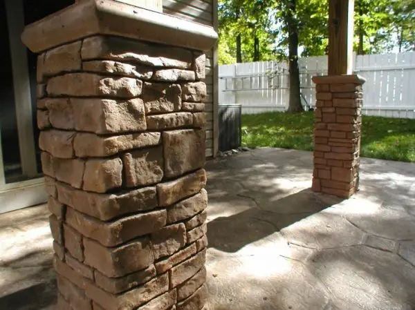 Vertical Concrete Stamp - Tight Stack Fieldstone - Image 5