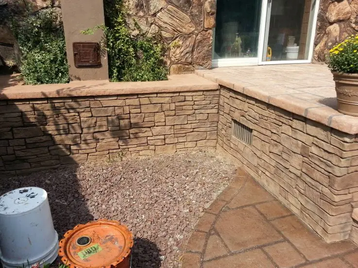 Vertical Concrete Stamp - Tight Stack Fieldstone - Image 6