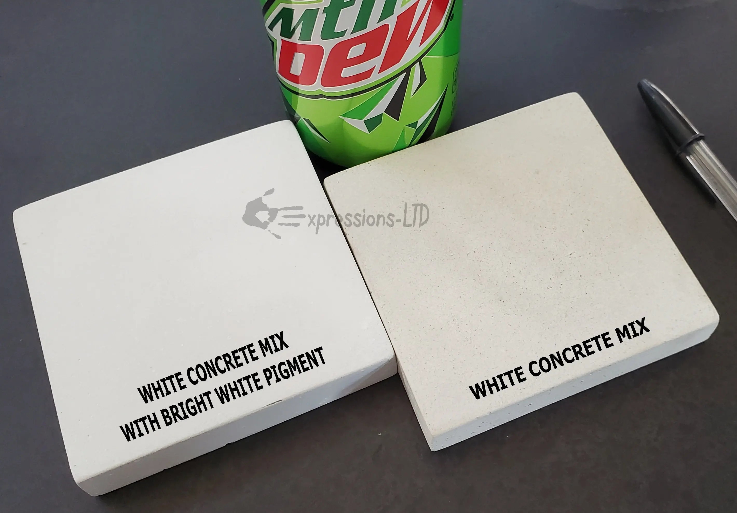 Bright White Titanium Oxide Color Packs for Concrete Countertop Mix - Image 4